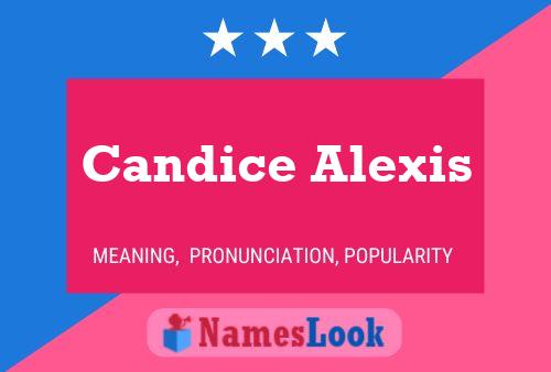 Candice Alexis Name Poster