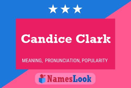 Candice Clark Name Poster