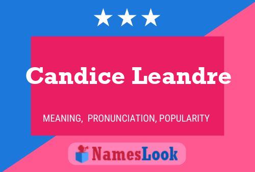 Candice Leandre Name Poster