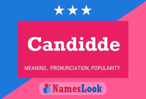 Candidde Name Poster