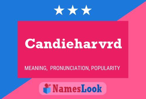 Candieharvrd Name Poster