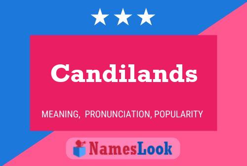 Candilands Name Poster