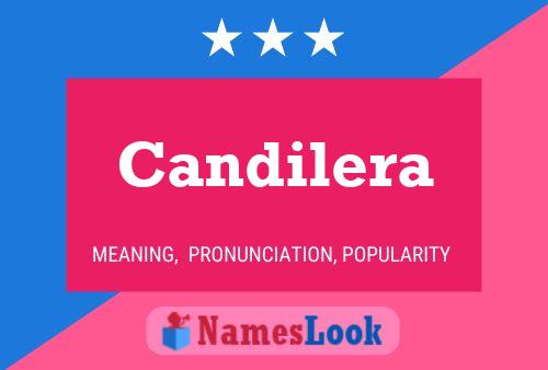 Candilera Name Poster