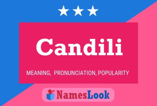 Candili Name Poster