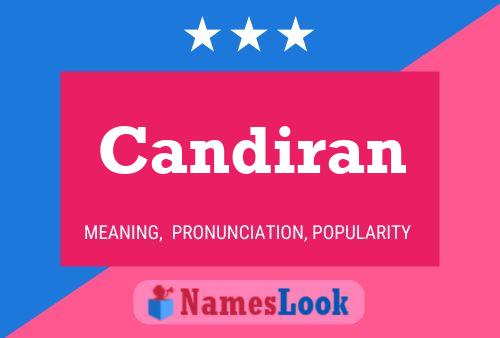 Candiran Name Poster