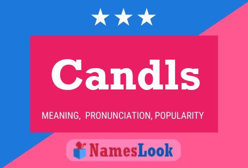 Candls Name Poster