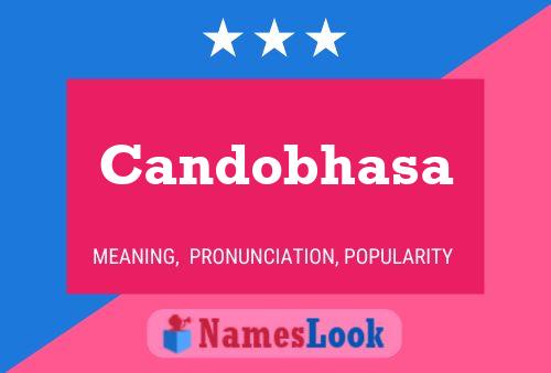 Candobhasa Name Poster