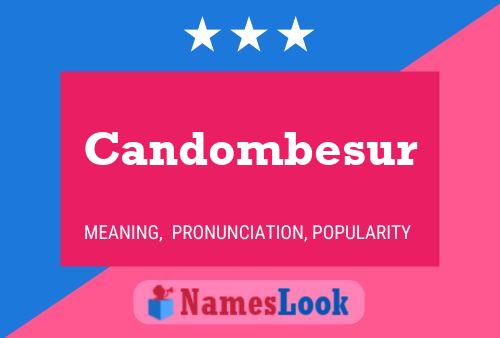 Candombesur Name Poster