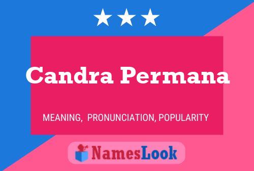 Candra Permana Name Poster