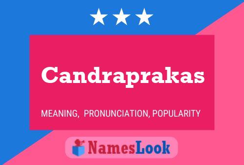 Candraprakas Name Poster