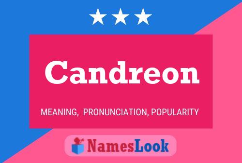 Candreon Name Poster