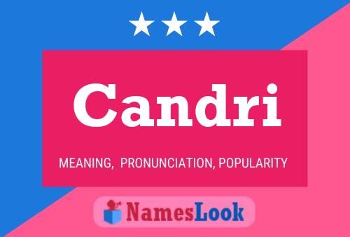 Candri Name Poster