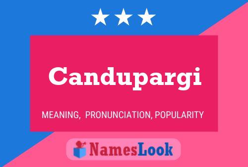 Candupargi Name Poster