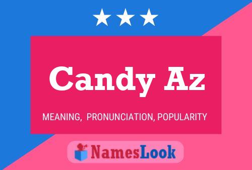 Candy Az Name Poster