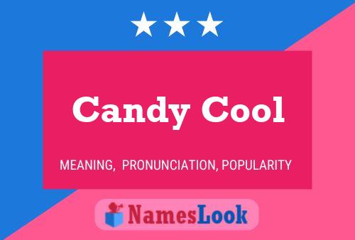 Candy Cool Name Poster