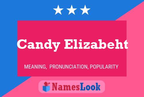 Candy Elizabeht Name Poster