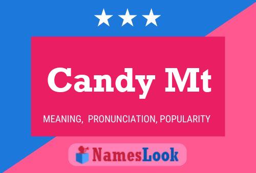 Candy Mt Name Poster