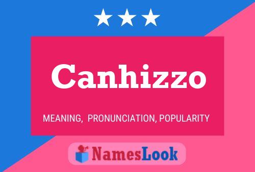 Canhizzo Name Poster