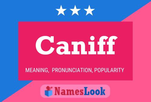 Caniff Name Poster