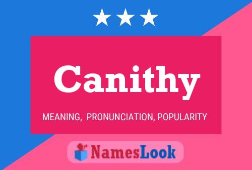 Canithy Name Poster