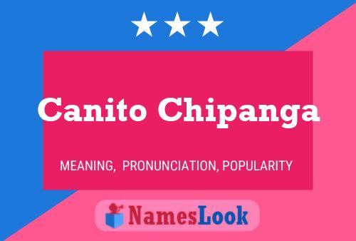 Canito Chipanga Name Poster