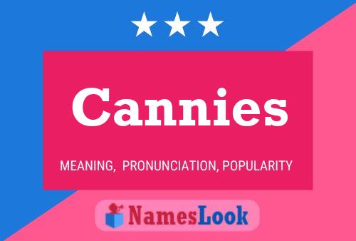 Cannies Name Poster