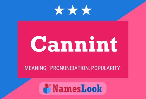 Cannint Name Poster