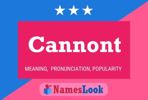 Cannont Name Poster