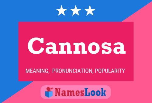 Cannosa Name Poster