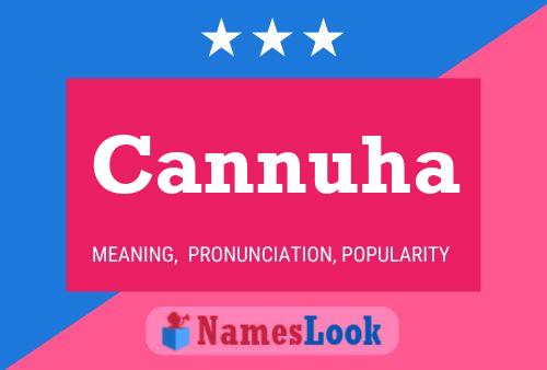 Cannuha Name Poster