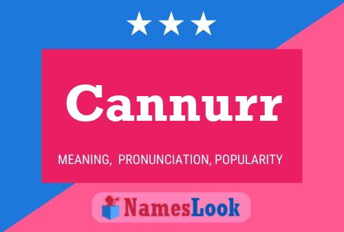 Cannurr Name Poster