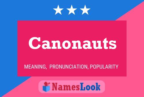 Canonauts Name Poster