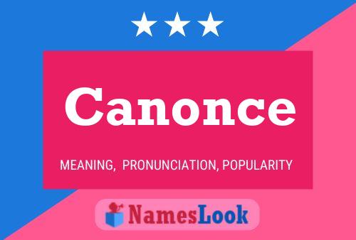 Canonce Name Poster