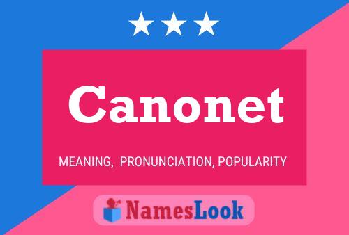 Canonet Name Poster