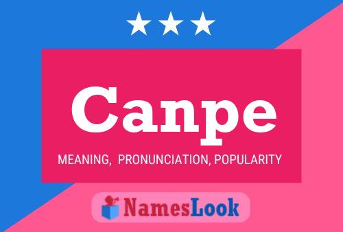 Canpe Name Poster