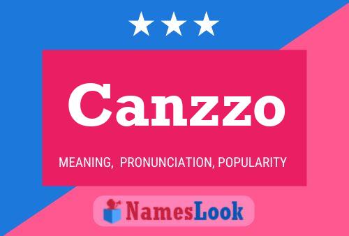 Canzzo Name Poster