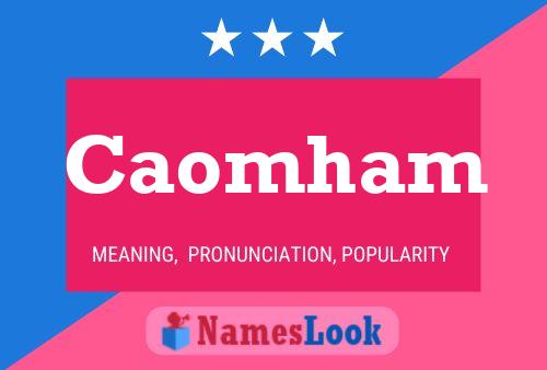 Caomham Name Poster