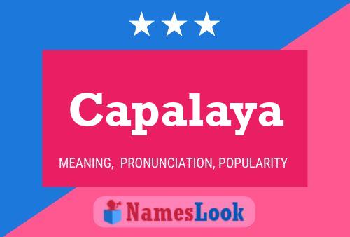 Capalaya Name Poster