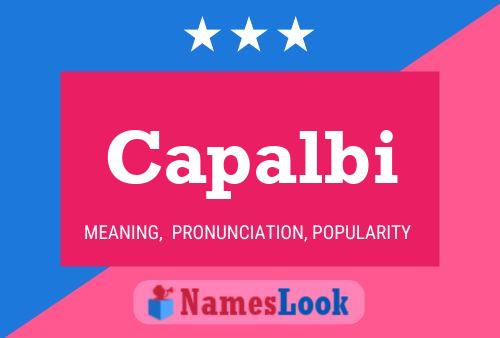 Capalbi Name Poster