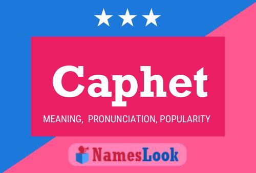 Caphet Name Poster