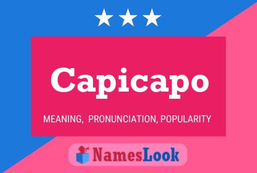 Capicapo Name Poster