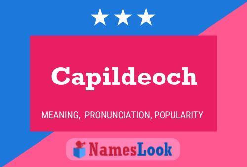 Capildeoch Name Poster