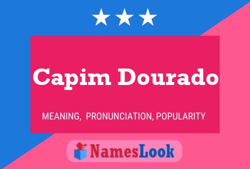 Capim Dourado Name Poster