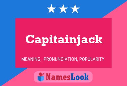 Capitainjack Name Poster