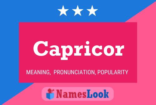 Capricor Name Poster