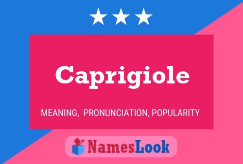 Caprigiole Name Poster