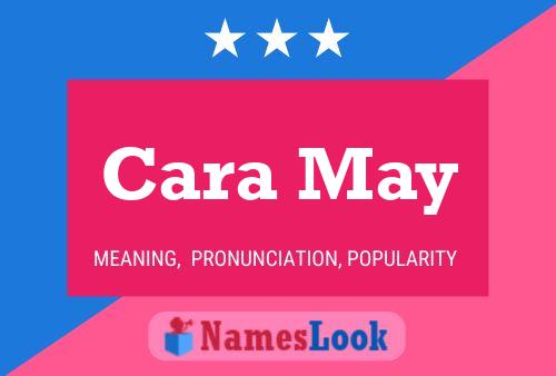 Cara May Name Poster