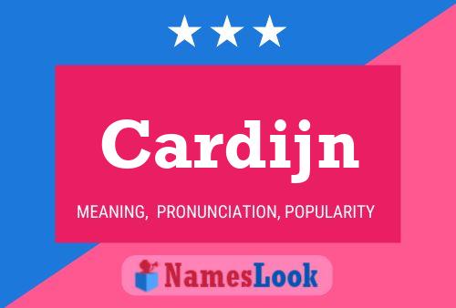 Cardijn Name Poster