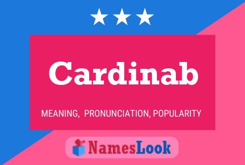 Cardinab Name Poster