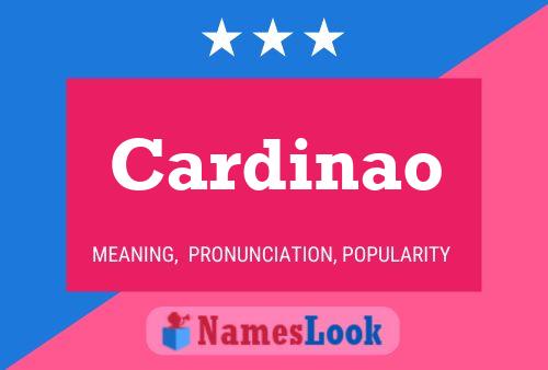 Cardinao Name Poster